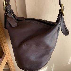 Coach Helen’s Legacy large hobo bucket bag brown